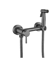 S-FXQ006Q  Смеситель для биде SAVOL шар.d=25, Графит, матовый