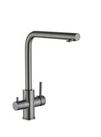 FS0962Q Смеситель Кухня FMARK под фильтр питьевой воды шар.d=35 Графит, матовый