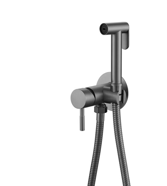 S-FXQ003Q Смеситель для биде SAVOL шар.d=25, Графит, матовый