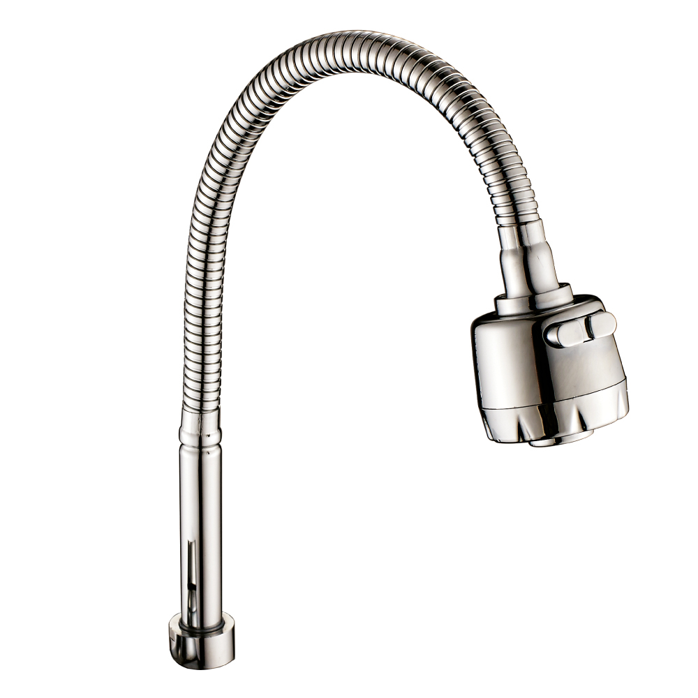 AC-25 Гибкий излив с 2-х функциональным аэратором, хром, блистер (JQ247022A) 