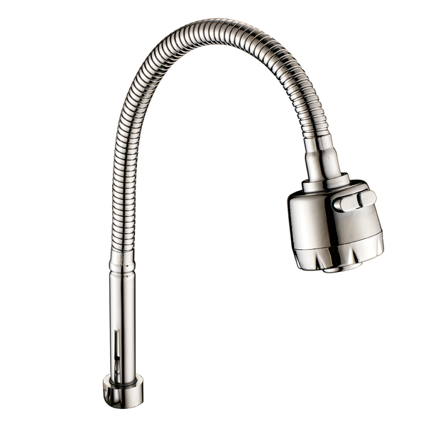 AC-25 Гибкий излив с 2-х функциональным аэратором, хром, блистер (JQ247022A) 