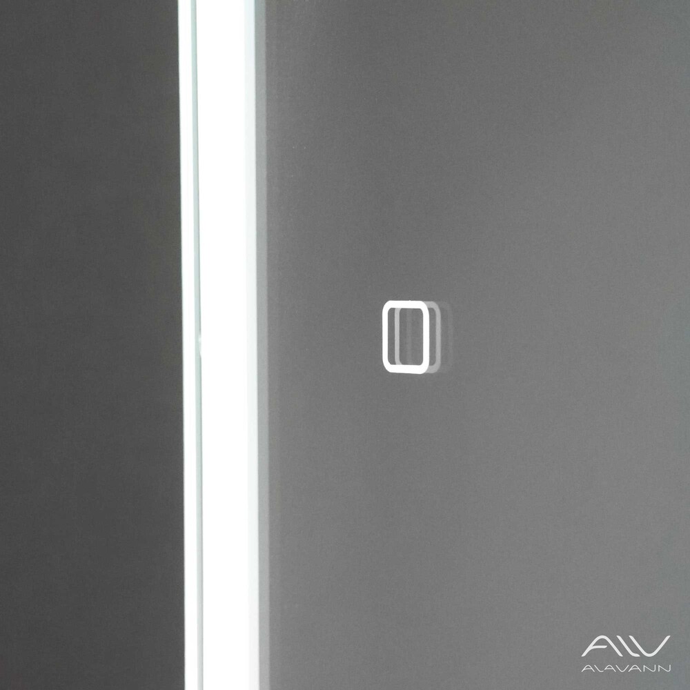 Шкаф зеркальный COSMETIC Light -60 белый Alavann 