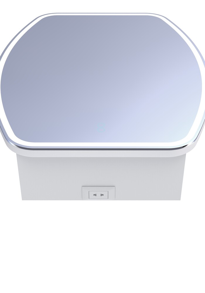 Зеркало-шкаф SANTREK HOME с LED подсветкой "ДИОНИС" правое 600х800мм белый