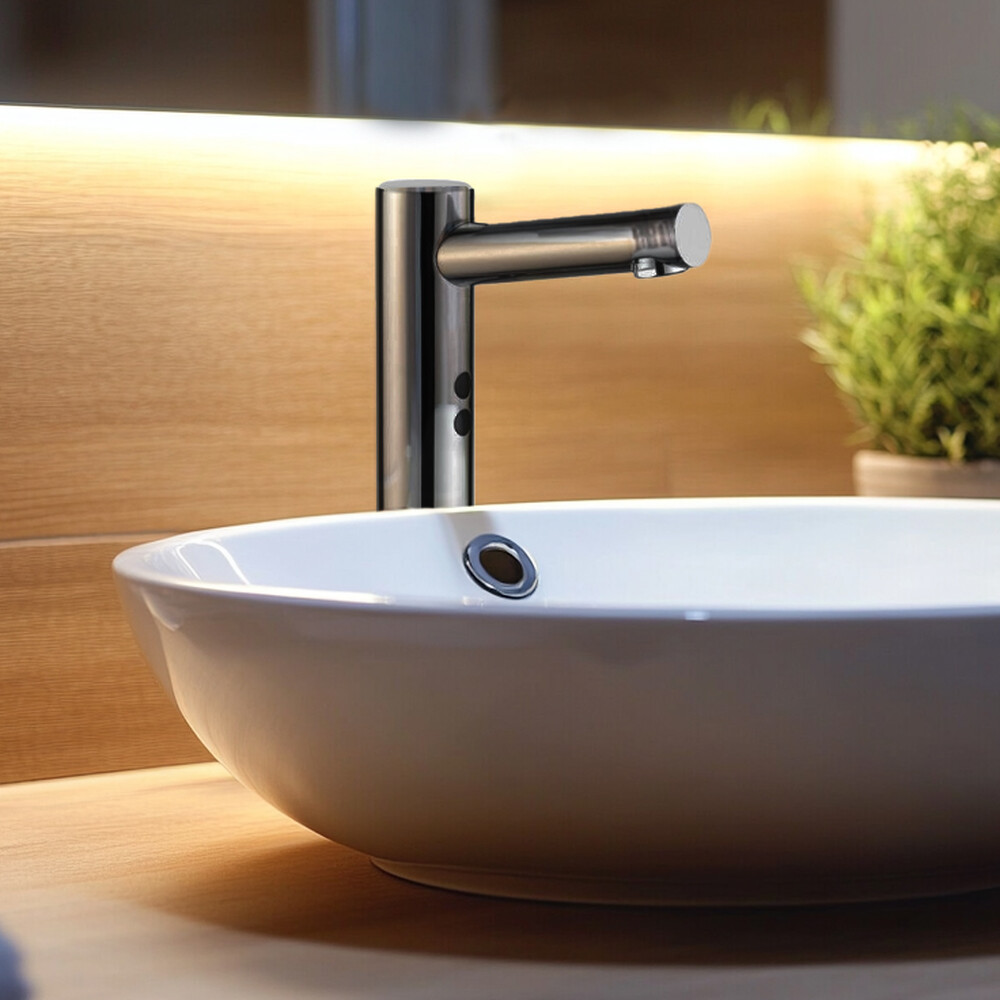  1755-1L Смеситель Тюльпан LEDEME Сенсорный ВЫСОКИЙ на гайке