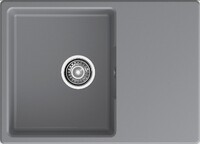 Мойка для кухни GranFest URBAN GF-URBAN 668L 680*490мм 1 чаша+крыло (658L темно-серый)