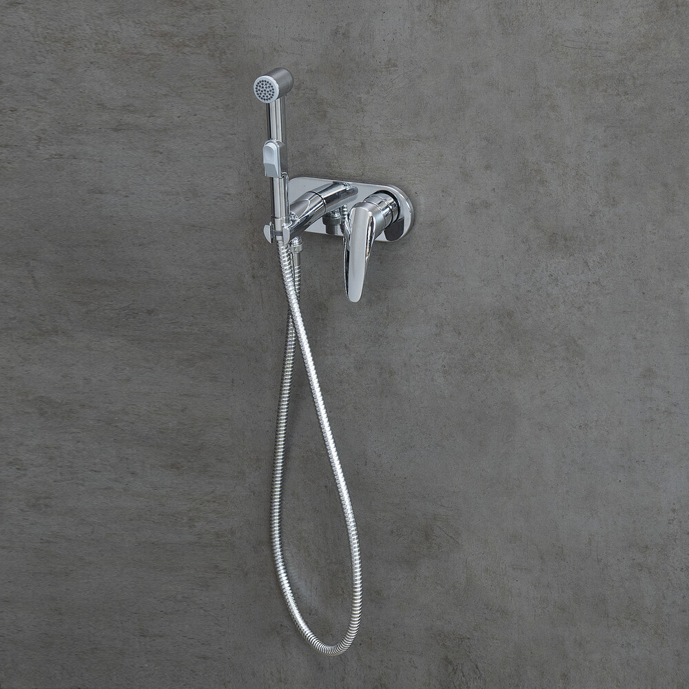 LM0419C Linara Смеситель с гигиеническим душем, встраиваемый, хром LEMARK