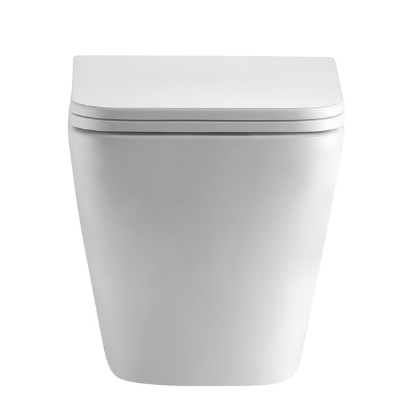  Унитаз подвесной безободковый (Торнадо) HOLLER STAGE TORNADO (3.0)  (520*340*355мм, сиденье дюропласт, микролифт) белый