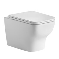  Унитаз подвесной безободковый HOLLER STAGE (520*340*355мм, сиденье дюропласт, микролифт) белый