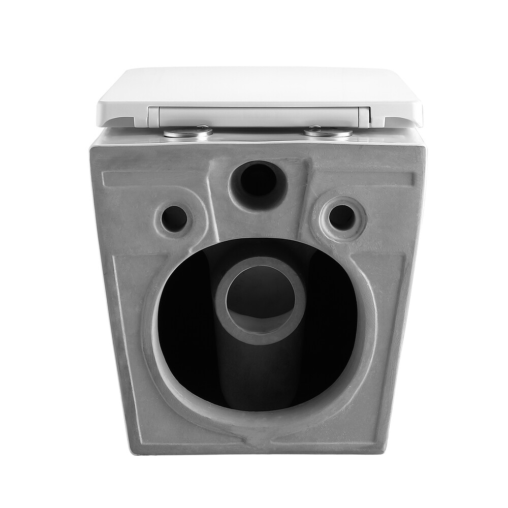  Унитаз подвесной безободковый HOLLER STAGE (520*340*355мм, сиденье дюропласт, микролифт) белый