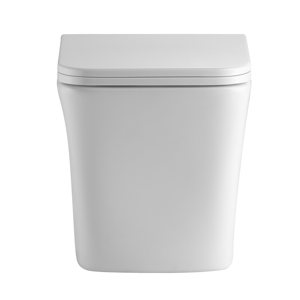   Унитаз подвесной безободковый HOLLER VESSEL (520*340*355мм, сиденье дюропласт, микролифт) белый