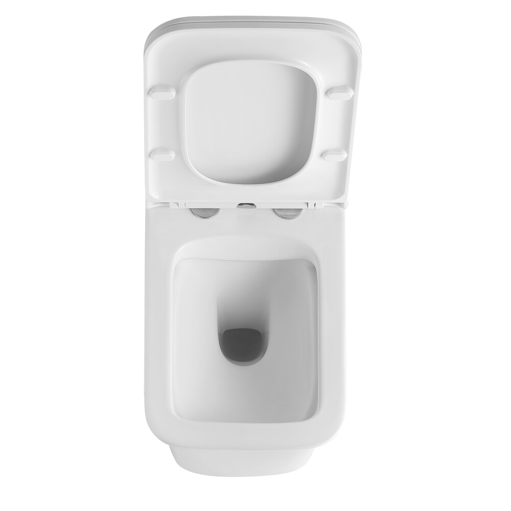   Унитаз подвесной безободковый HOLLER VESSEL (520*340*355мм, сиденье дюропласт, микролифт) белый