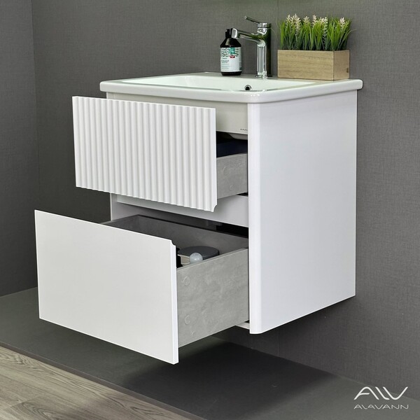 Тумба WAVE -60 под рак. Nikson -60 белый Alavann 