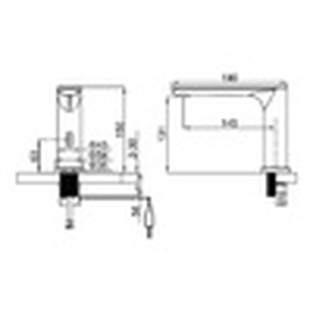  1655A-2L Смеситель Тюльпан LEDEME Сенсорный. на гайке (сатин)