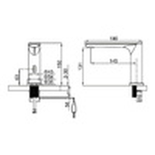  1655A-2L Смеситель Тюльпан LEDEME Сенсорный. на гайке (сатин)