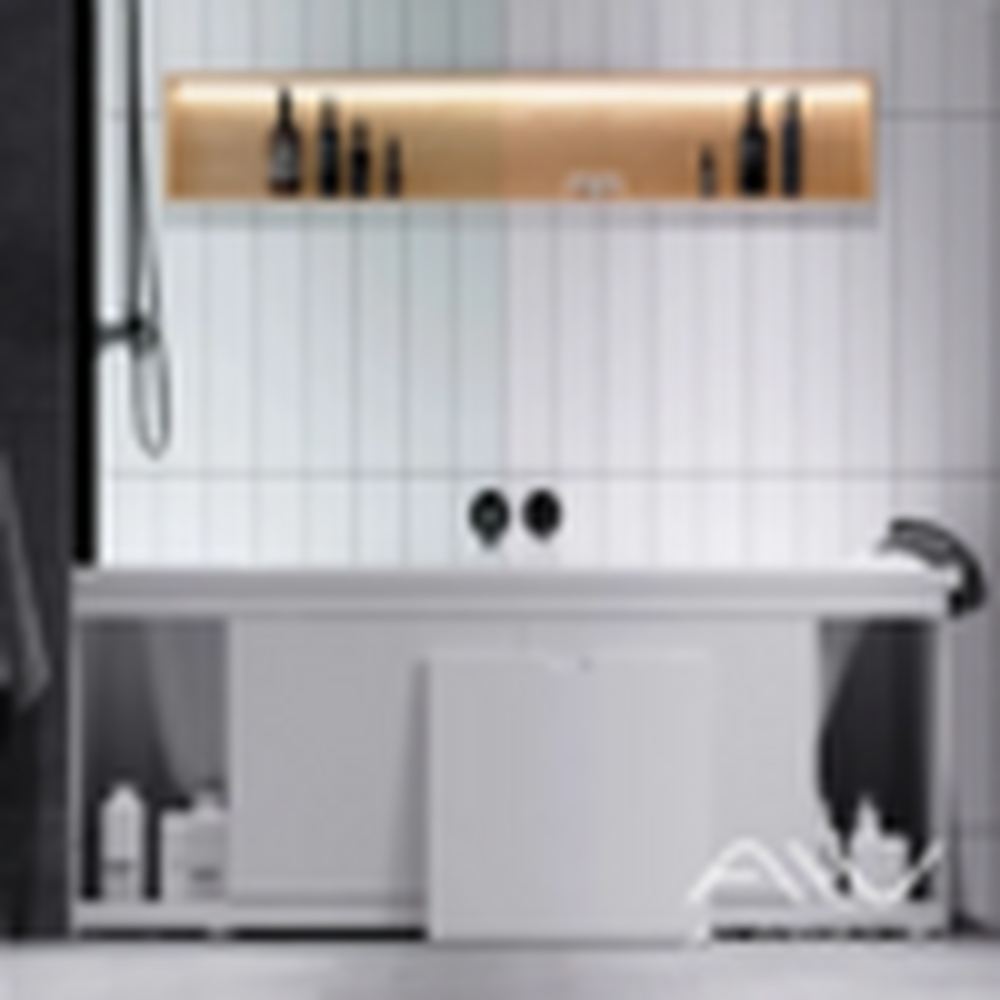 Экран под ванну 1,7 м купе МДФ Rita Plus белый Alavann