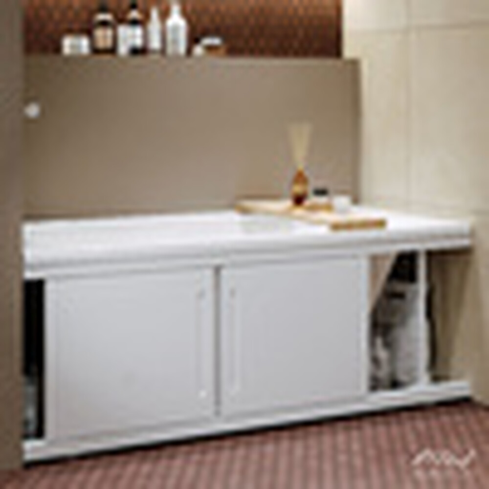 Экран под ванну 1,7 м купе МДФ Alt Plus Белый Alavann