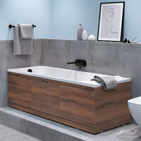 Экран под ванну 1,5 м купе МДФ Rita Дуб Alavann Распродажа