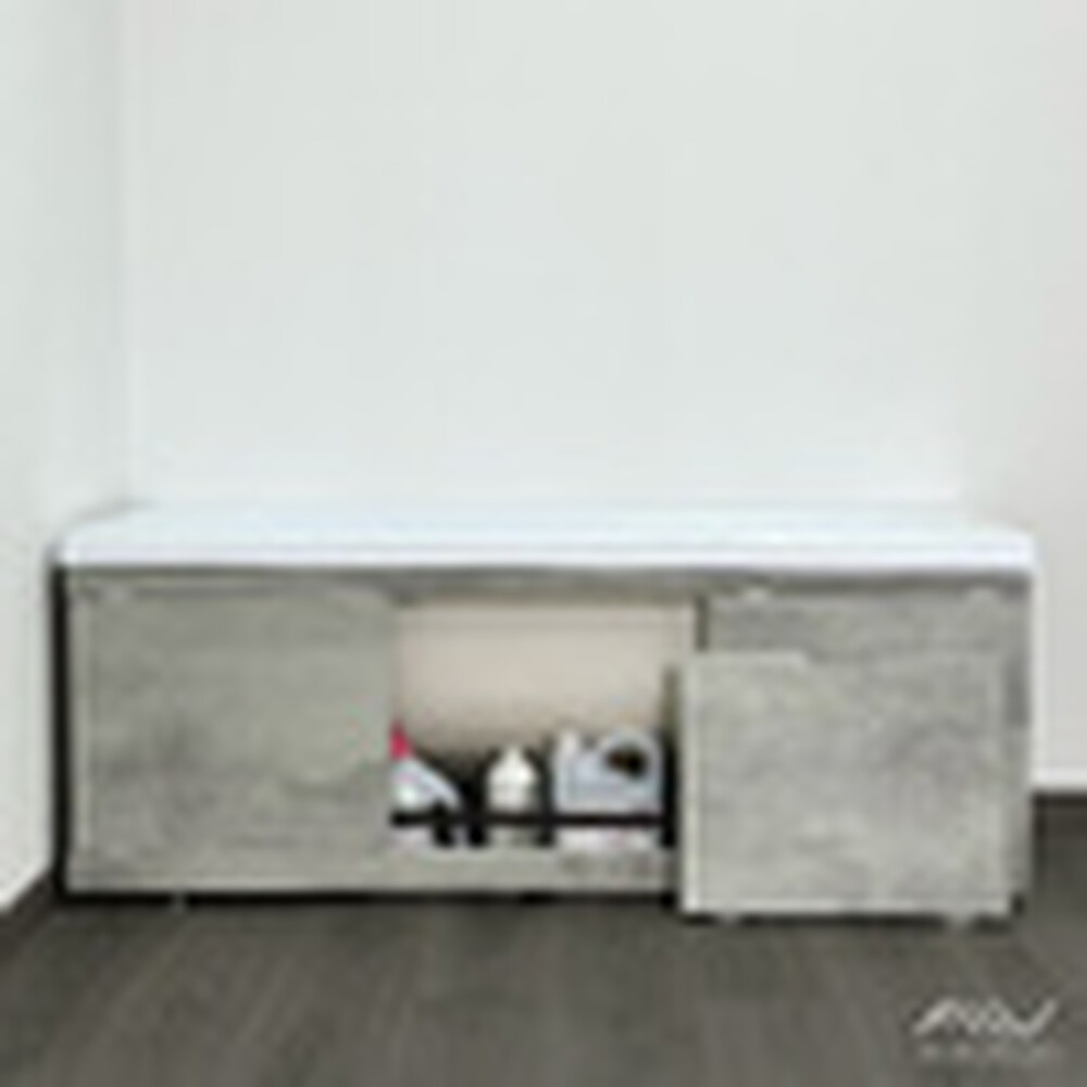 Экран под ванну 1,5 м купе МДФ Rita Серый бетон Alavann