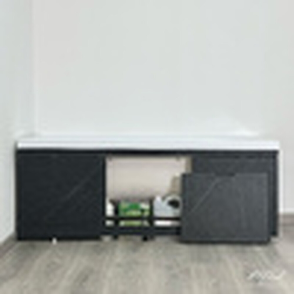 Экран под ванну 1,5 м купе МДФ Rita Чёрный мрамор Alavann