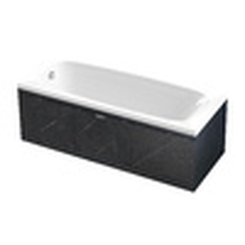 Экран под ванну 1,5 м купе МДФ Rita Чёрный мрамор Alavann