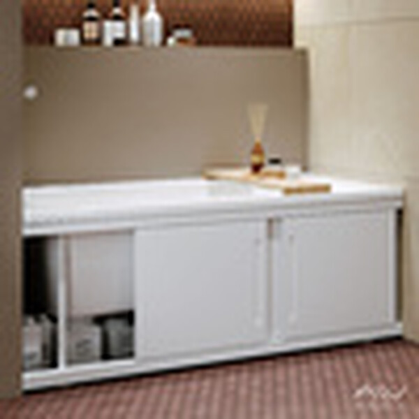 Экран под ванну 1,5 м купе МДФ Alt Белый Alavann