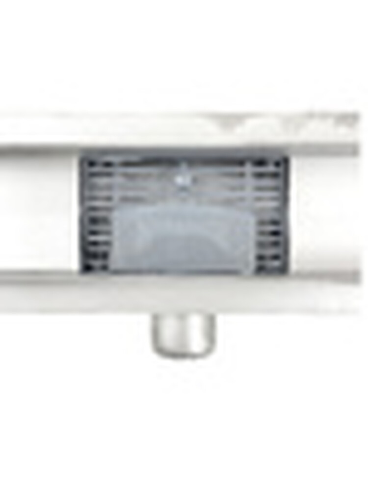 Линейный душевой трап SANTREK AQUA  A-70400 нерж 70*400мм (неповоротный горизонтальный выпуск, ф40)  сухой затвор и гидрозатвор