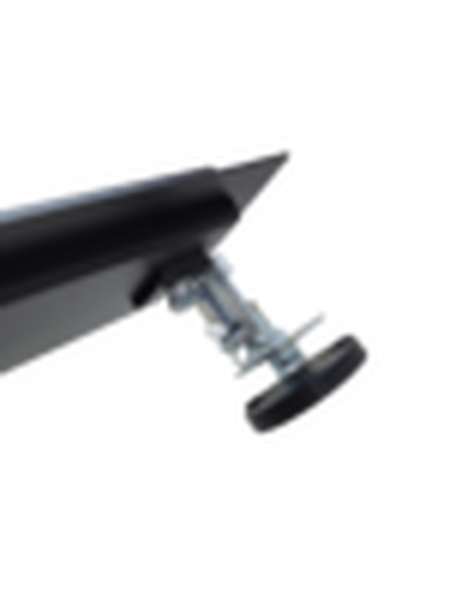 Линейный душевой трап SANTREK AQUA  B-70500 BLACK нерж 70*500мм (горизонт выпуск 360 гр, ф40) (решетка щелевая, под плитку) сухой затвор и гидрозатвор