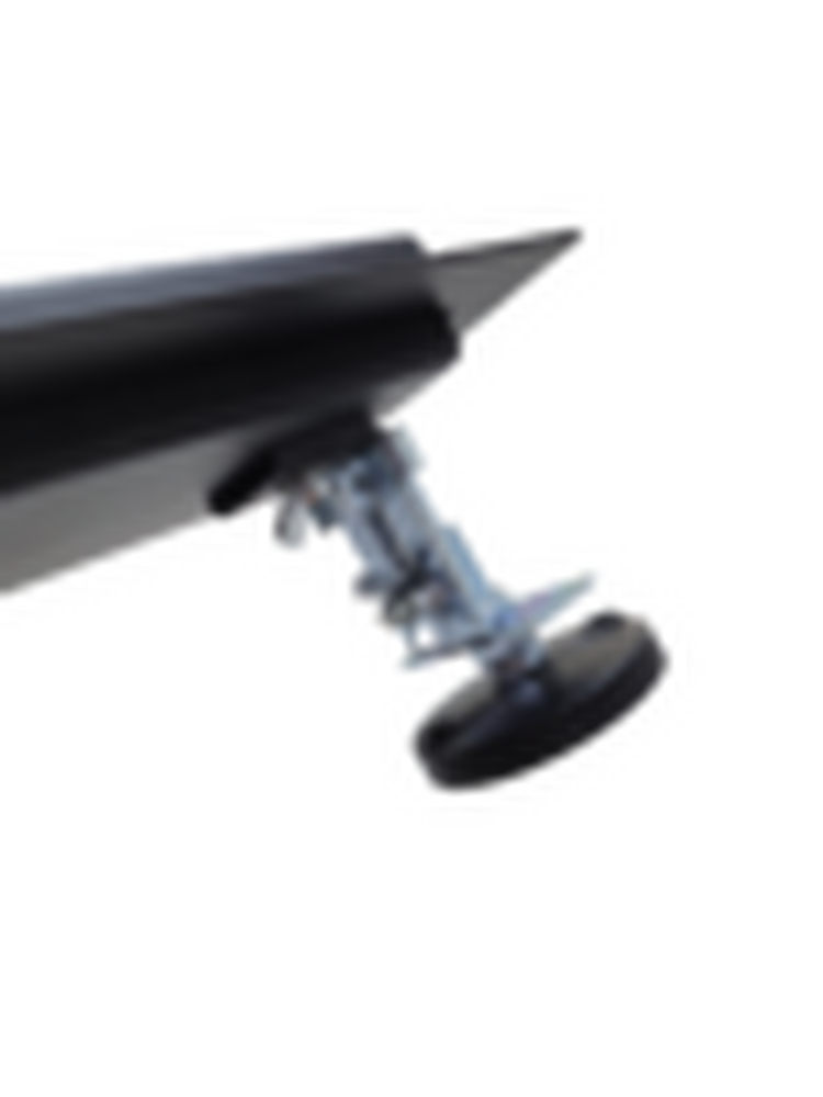 Линейный душевой трап SANTREK  B-70700 BLACK нерж 70*700мм (горизонт выпуск 360 гр, ф40) (решетка щелевая, под плитку) сухой затвор и гидрозатвор