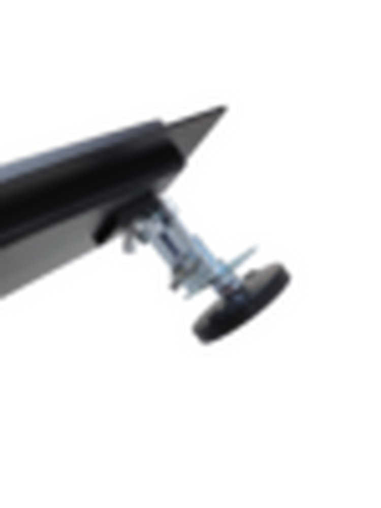 Линейный душевой трап SANTREK  B-70900 BLACK нерж 70*900мм (горизонт выпуск 360 гр, ф40) (решетка щелевая, под плитку) сухой затвор и гидрозатвор