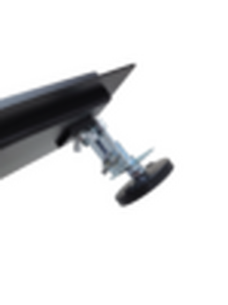 Линейный душевой трап SANTREK  B-70900 BLACK нерж 70*900мм (горизонт выпуск 360 гр, ф40) (решетка щелевая, под плитку) сухой затвор и гидрозатвор