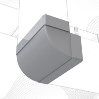 Колено КВП 90х220 вертикальное пластик ERA***