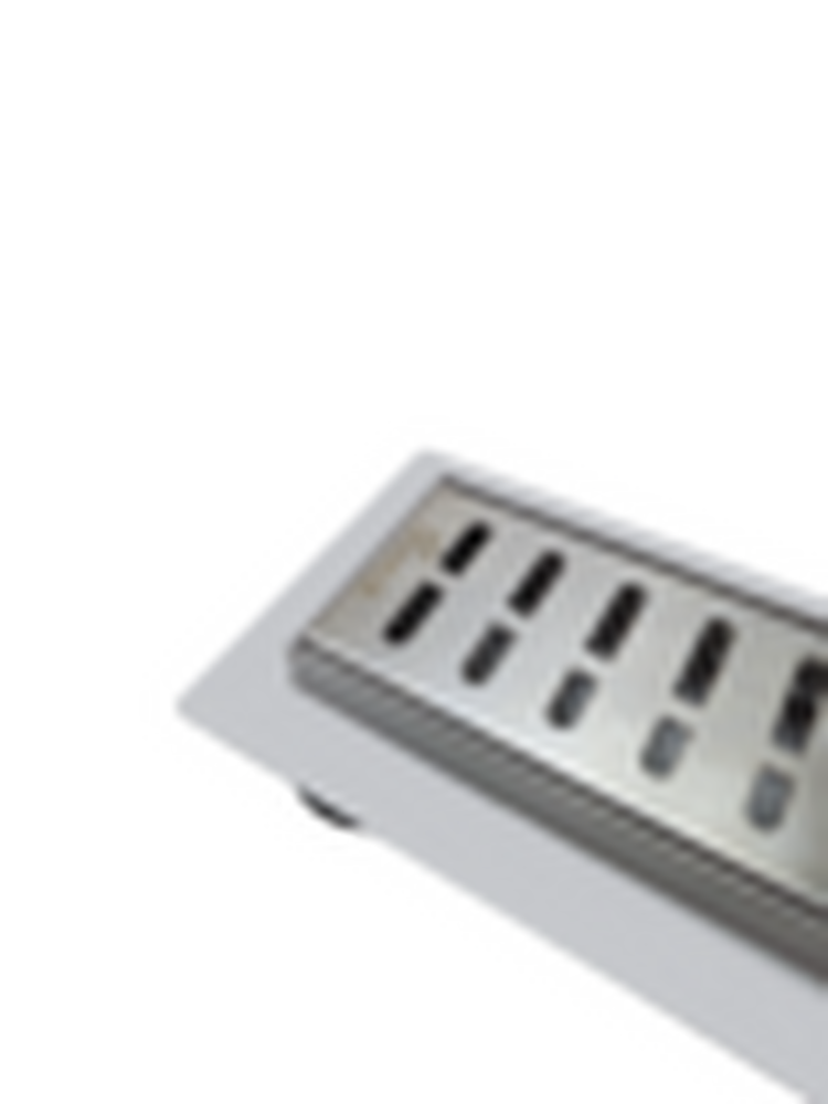 Линейный душевой трап SANTREK  С-70300 нерж 70*300мм (горизонтальный выпуск 360 гр, ф40) сухой затвор и гидрозатвор