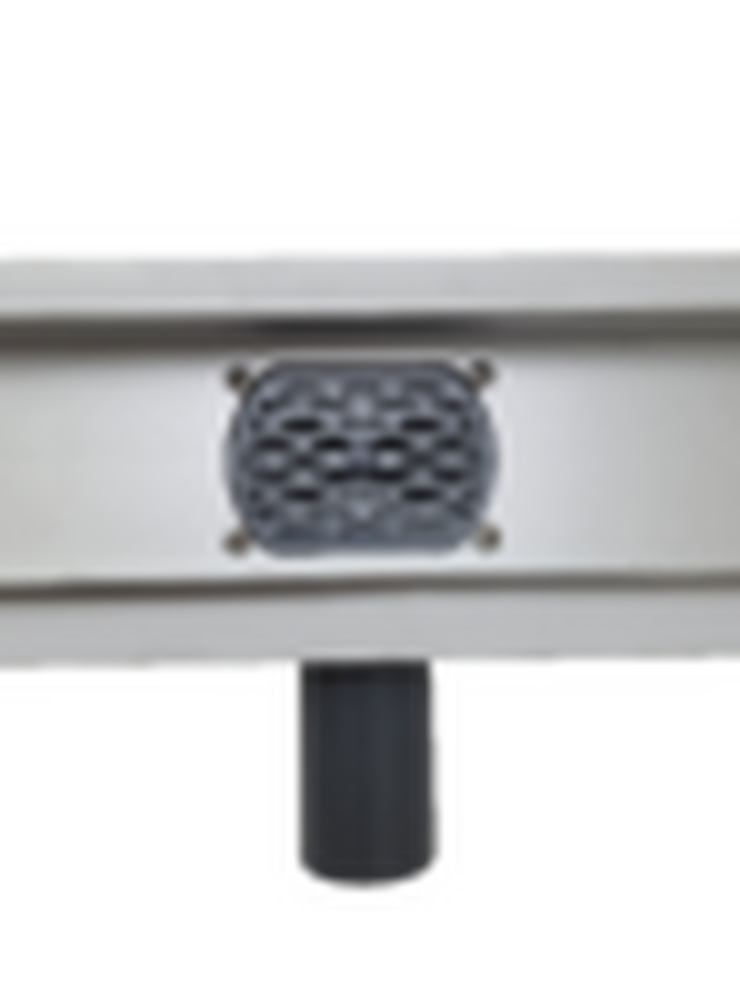 Линейный душевой трап SANTREK  С-70300 нерж 70*300мм (горизонтальный выпуск 360 гр, ф40) сухой затвор и гидрозатвор