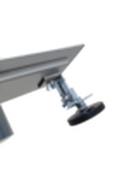 Линейный душевой трап SANTREK  С-70400 нерж 70*400мм (горизонтальный выпуск 360 гр, ф40) сухой затвор и гидрозатвор