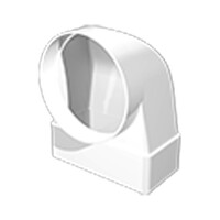 Переходник СКФП D150 90° 90х220 пластик ERA