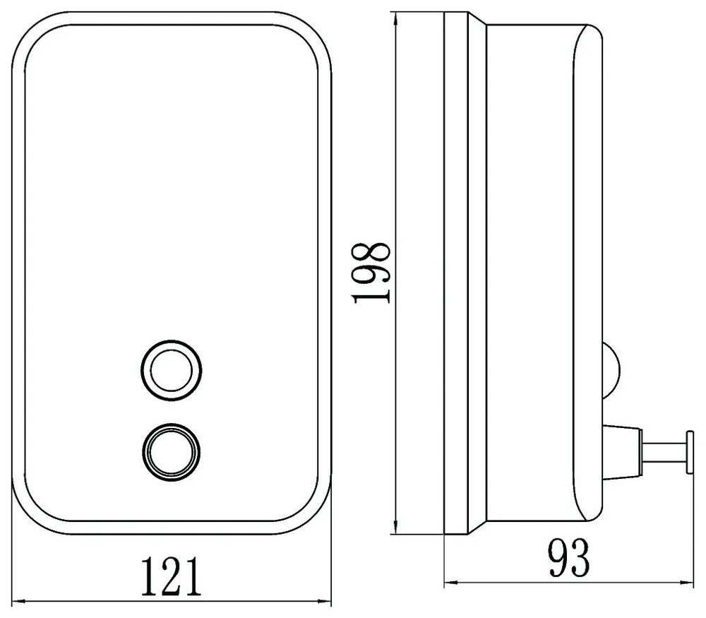 S-00403 Дозатор для жидкого мыла 1 л