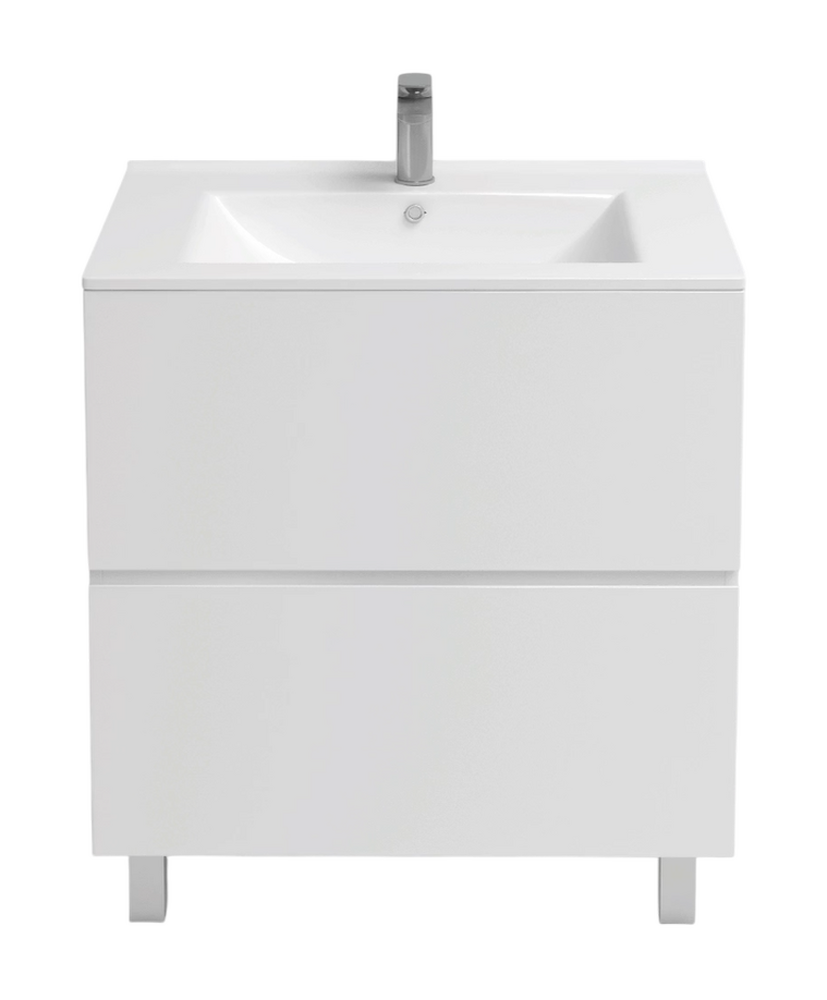 Подстолье Holler "Charm-80" (белый) 2 ящика под раковину "Holler E80" 805х800х450