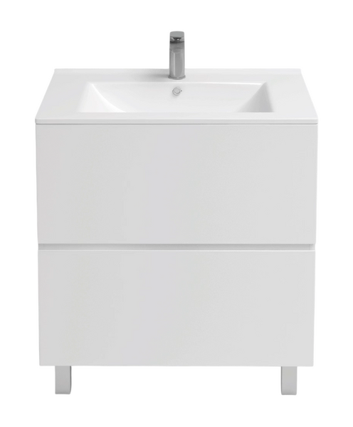 Подстолье Holler "Charm-80" (белый) 2 ящика под раковину "Holler E80" 805х800х450