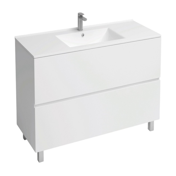 Подстолье Holler "Charm-90" (белый) 2 ящика под раковину "Holler E90" 905х800х450