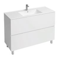 Подстолье Holler "Charm-100" (белый) 2 ящика под раковину "Holler E100" 1010х800х450