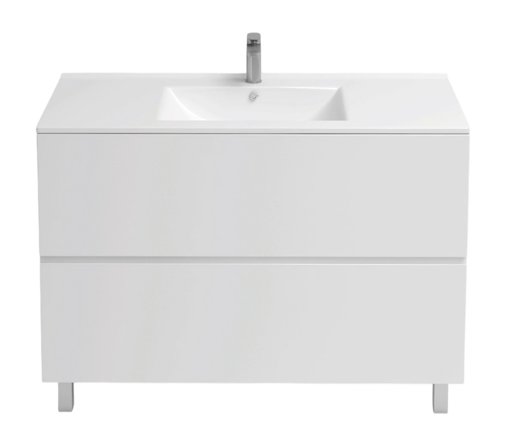 Подстолье Holler "Charm-100" (белый) 2 ящика под раковину "Holler E100" 1010х800х450