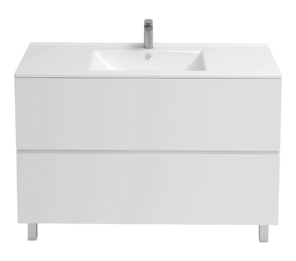 Подстолье Holler "Charm-120" (белый) 2 ящика под раковину "Holler E120" 1205х800х450