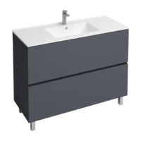 Подстолье Holler "Charm-90" (графит) 2 ящика под раковину "Holler E90" 905х800х450