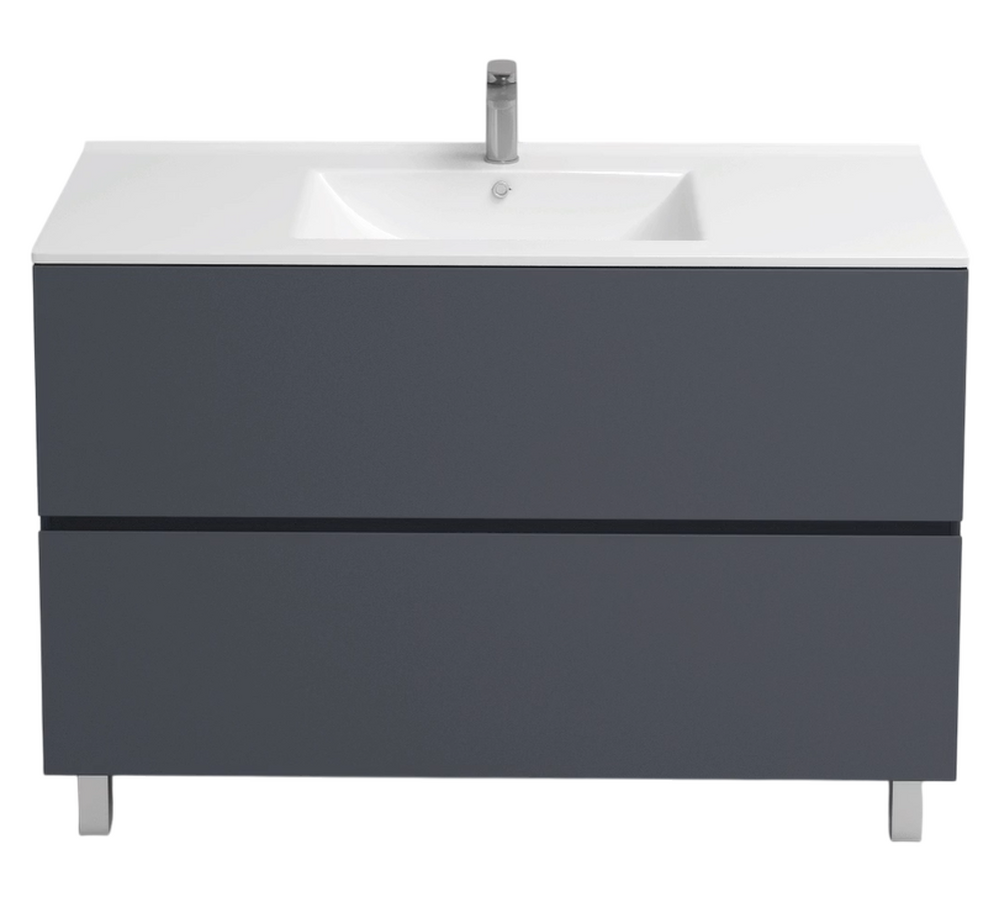 Подстолье Holler "Charm-120" (графит) 2 ящика под раковину "Holler E120" 1205х800х450