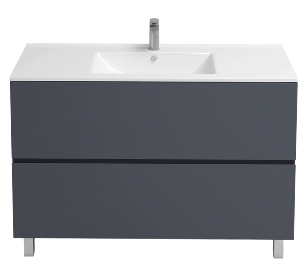 Подстолье Holler "Charm-120" (графит) 2 ящика под раковину "Holler E120" 1205х800х450