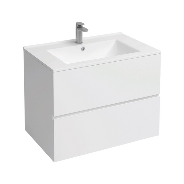 Подстолье подвесное Holler "Charm-80" (белый) 2 ящика под раковину "Holler E80" 805х600х450