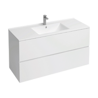 Подстолье подвесное Holler "Charm-100" (белый) 2 ящика под раковину "Holler E100" 1010х600х450