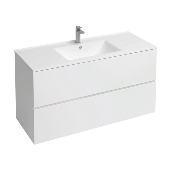 Подстолье подвесное Holler "Charm-100" (белый) 2 ящика под раковину "Holler E100" 1010х600х450