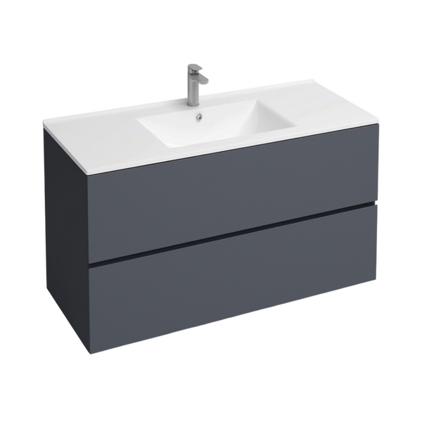 Подстолье подвесное Holler "Charm-90" (графит) 2 ящика под раковину "Holler E90" 905х600х450