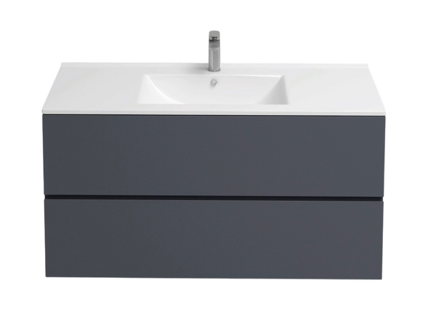 Подстолье подвесное Holler "Charm-100" (графит) 2 ящика под раковину "Holler E100" 1010х600х450